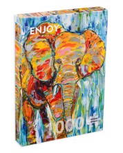 Slagalica Enjoy od 1000 dijelova - Šareni slon